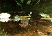 Winslow Homer The Mink Pond oil